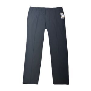 Perry Ellis Slim-Fit Drawstring Dress Pants Mens XL X-Large Black‎ Stretch